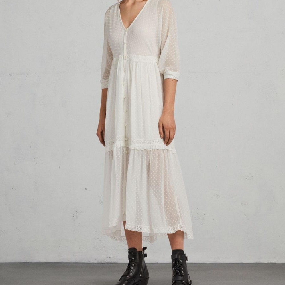 All Saints Polka Dot Dress